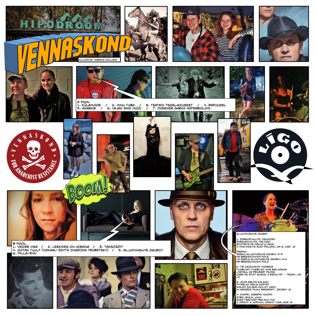 Vennaskonnal ilmus Halloweeni ajal uus album “Hipodroom” LP vinüüli kujul